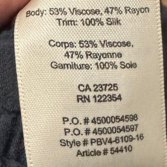 Aritzia Wilfred Gray Silk Blend Drawstring Pants Small Relaxed Tapered - Picture 6 of 8